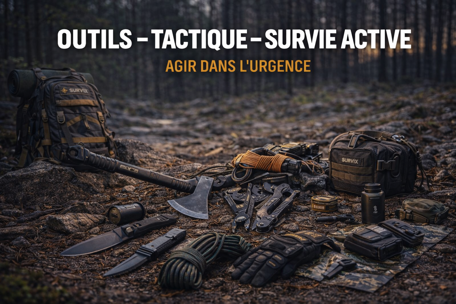 OUTILS – TACTIQUE – SURVIE ACTIVE
