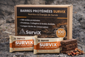 Par 100 pièces Barres Protéinées Survie – Collagène & Acides Aminés