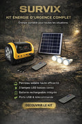 Station Solaire Portable SurviX – Kit Énergie d’Urgence Complet