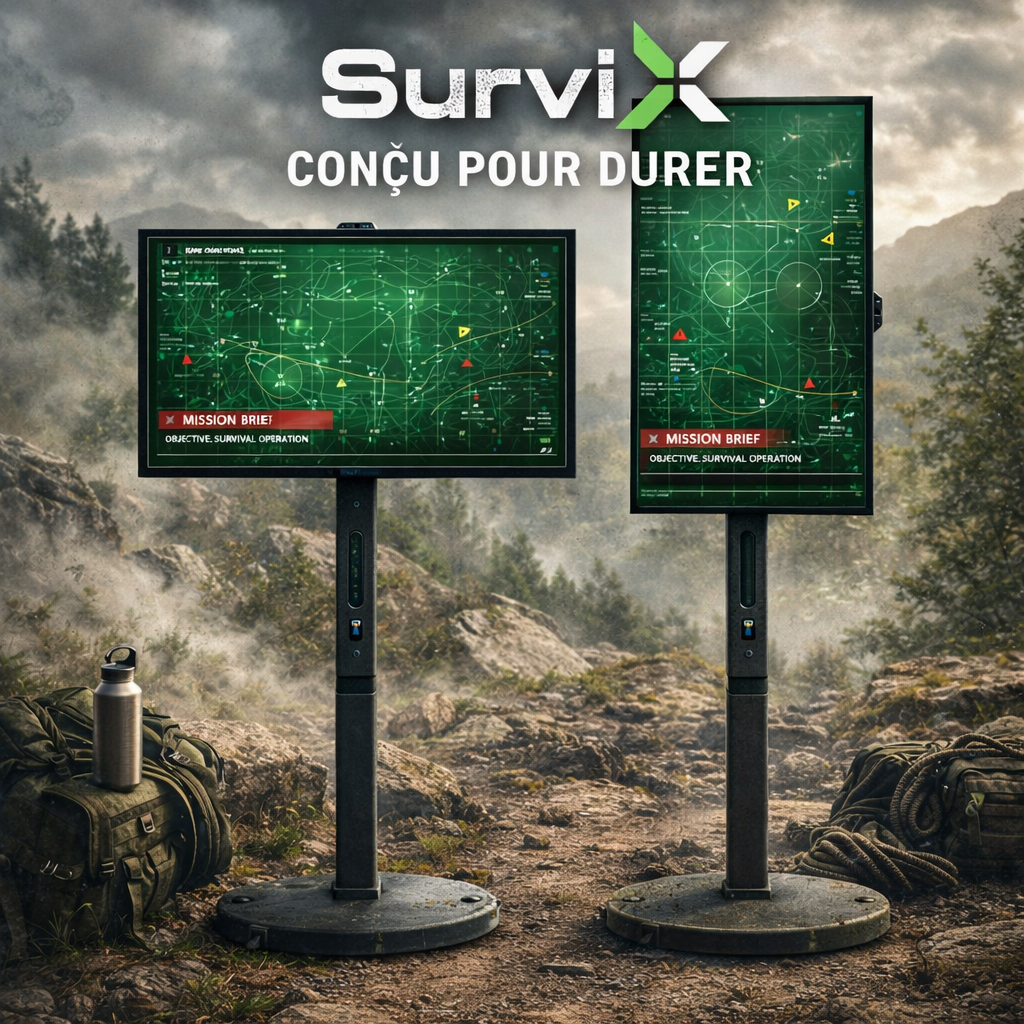 SurviX VETO – Écran tactile de commandement mobile pour survie & évacuation