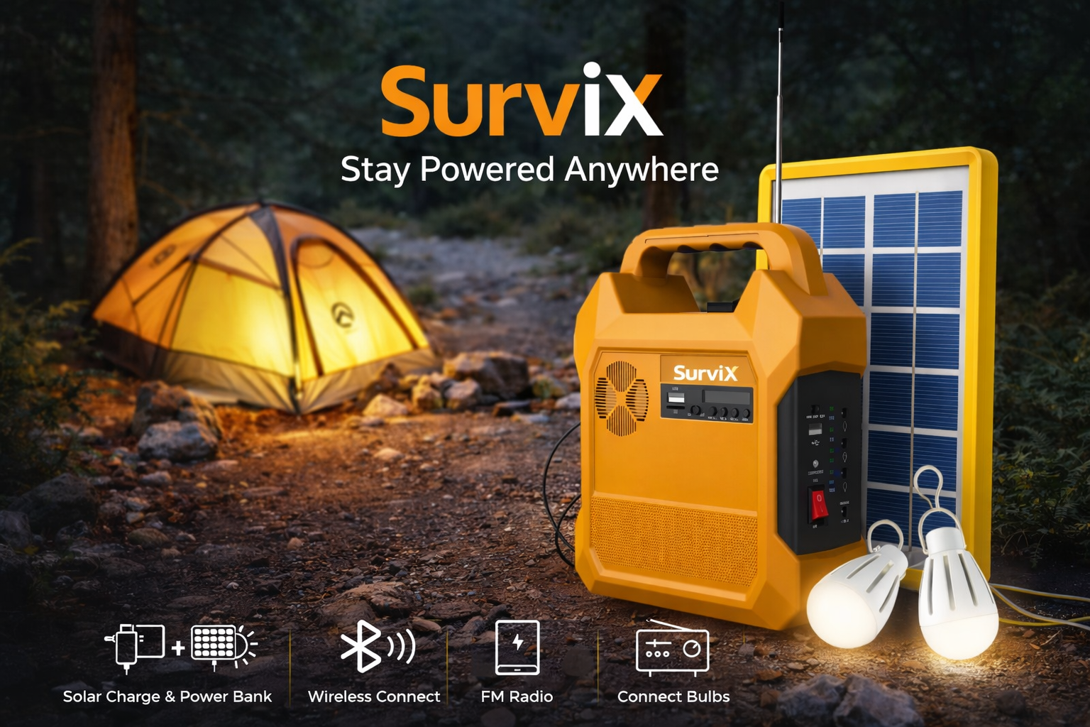 SurviX – L’énergie solaire qui vous suit partout