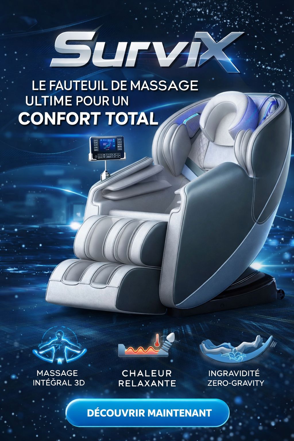 SurviX – Le fauteuil de massage nouvelle génération