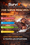 Barres Protéinées SurviX – Les 5 Principes de la Survie