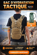 SAC D’HYDRATATION TACTIQUE 2L – SURVIX