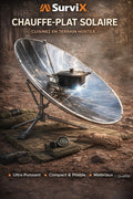 Chauffe-Plat Solaire SurviX Haute Performance