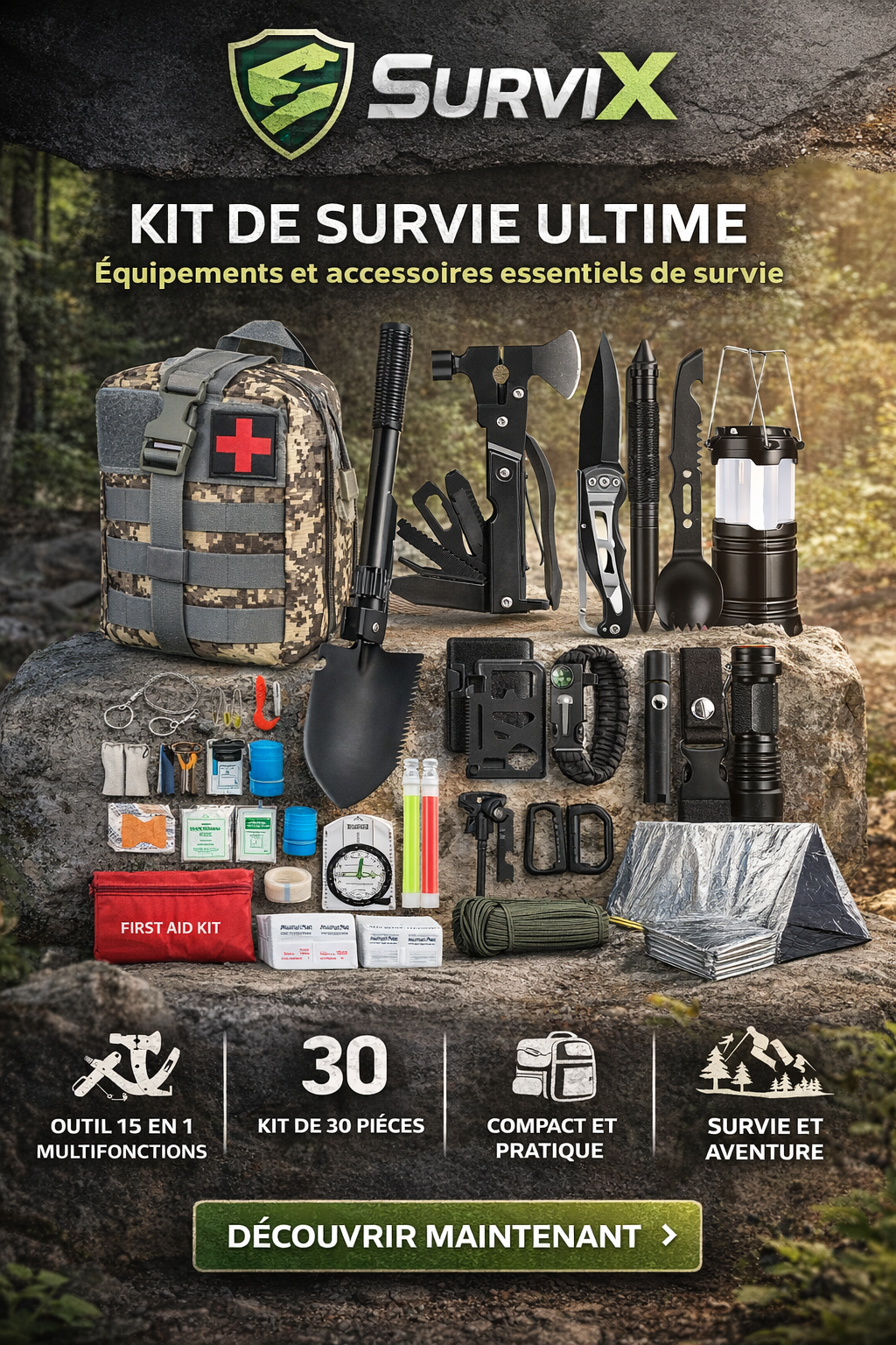 🛡 Kit de Survie Ultime Survix